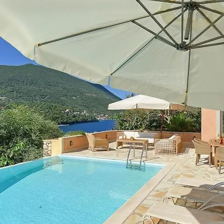 Villa Sleeps 8 Pool Air Con Wifi Syvota
